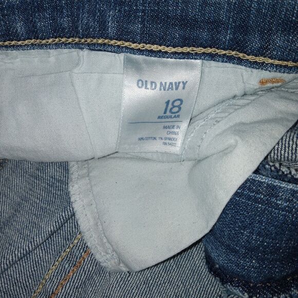 Old Navy Womens Denim Jeans, The Sweet Heart, Straight Leg, Size 18 - Picture 8 of 8